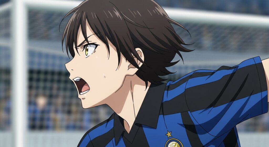 Raichi Jingo roaring during an intense defensive press.