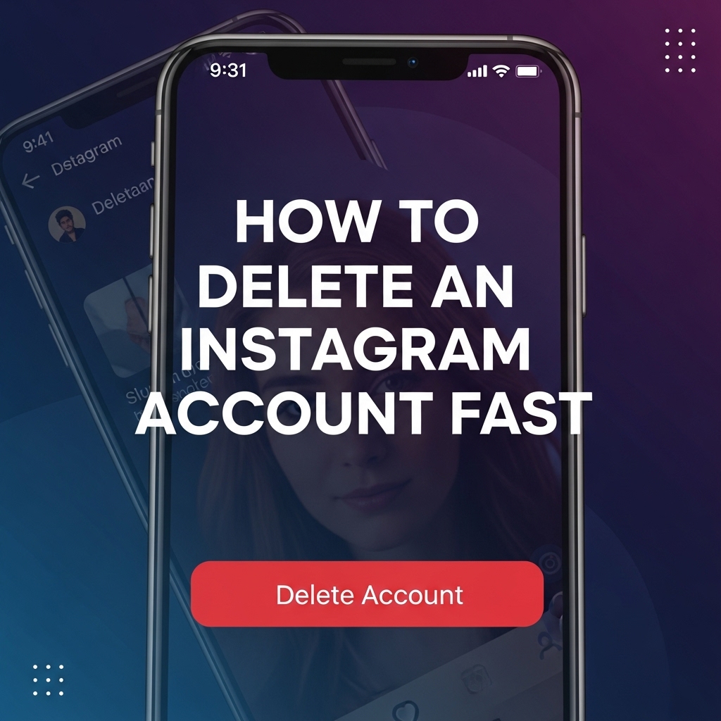 how to delete an instagram account