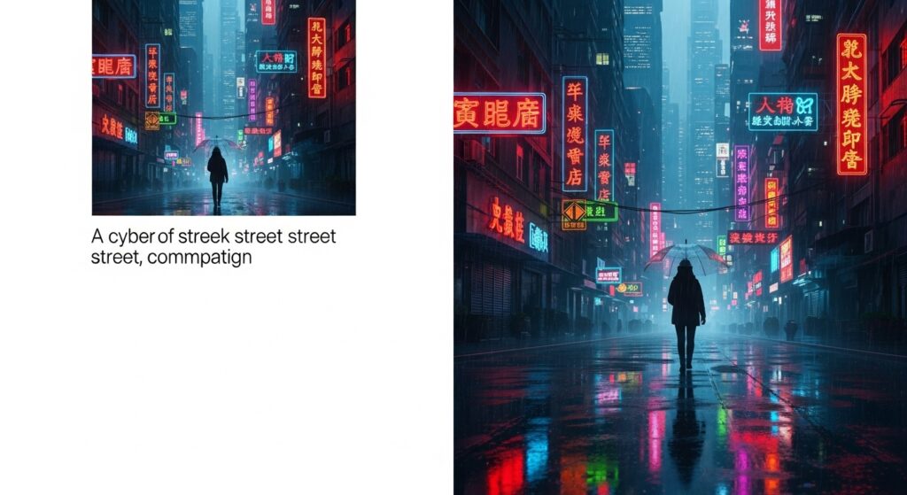 “A digital image that came to be by using a random art prompt generator idea.”