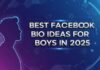 facebook bio for boys