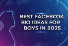 facebook bio for boys
