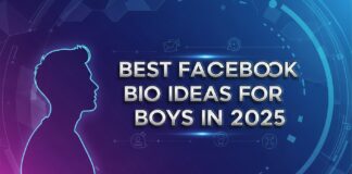 facebook bio for boys