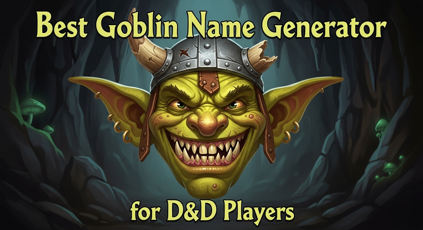 Best Goblin Name Generator for D&D Players