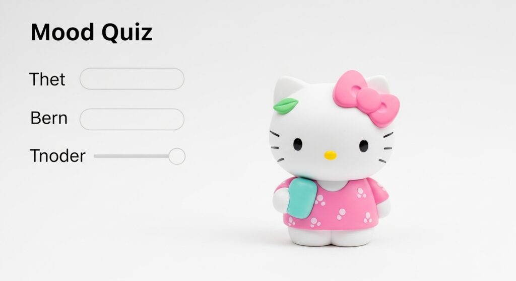 hand‑drawn quiz mock‑up, male tone, mood reflection prompts simple design”
