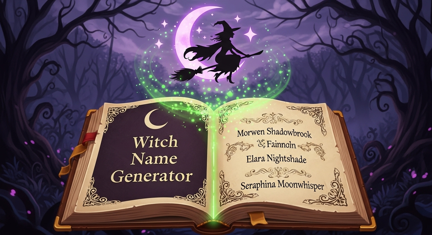 Witch Name Generator for Fantasy Games